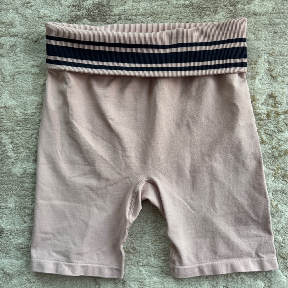 PINK Victoria's Secret Bottoms in Light Pink with Black Stripes